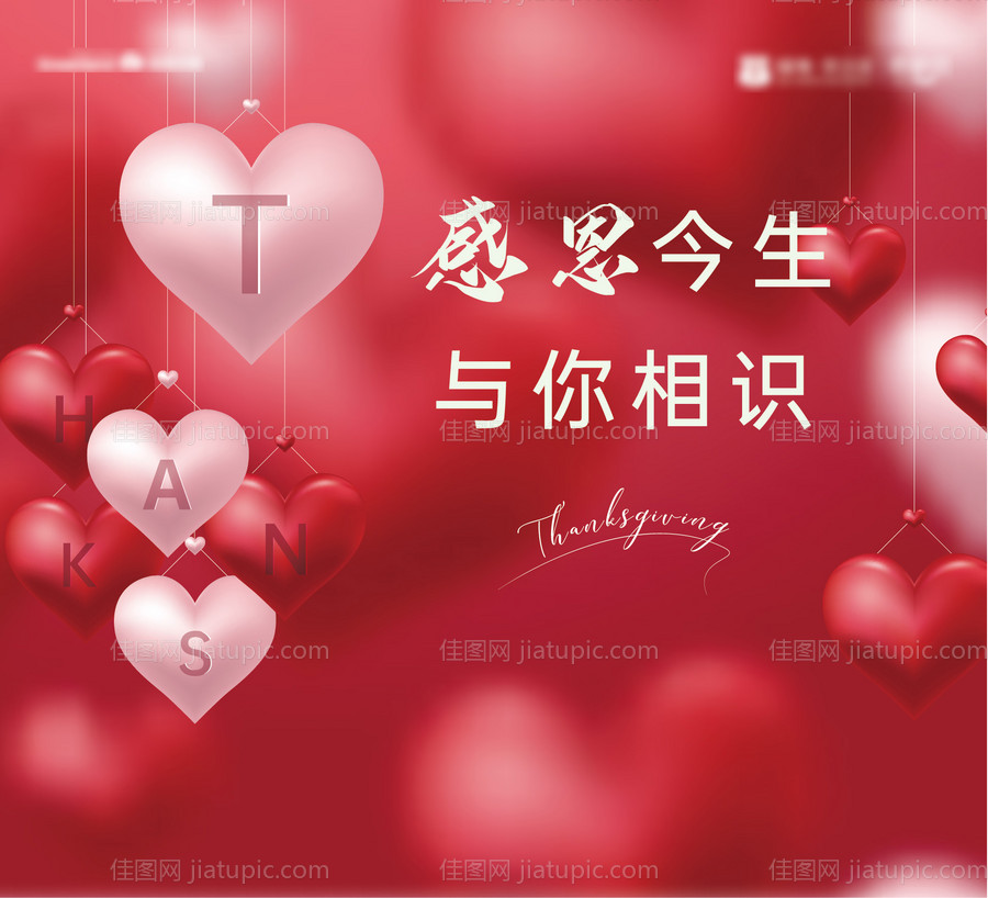 感恩节拍照合影背景板-源文件
