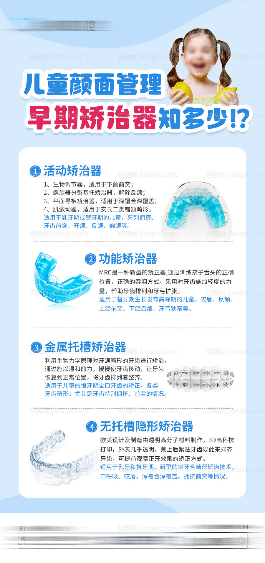 儿童矫治器海报-源文件