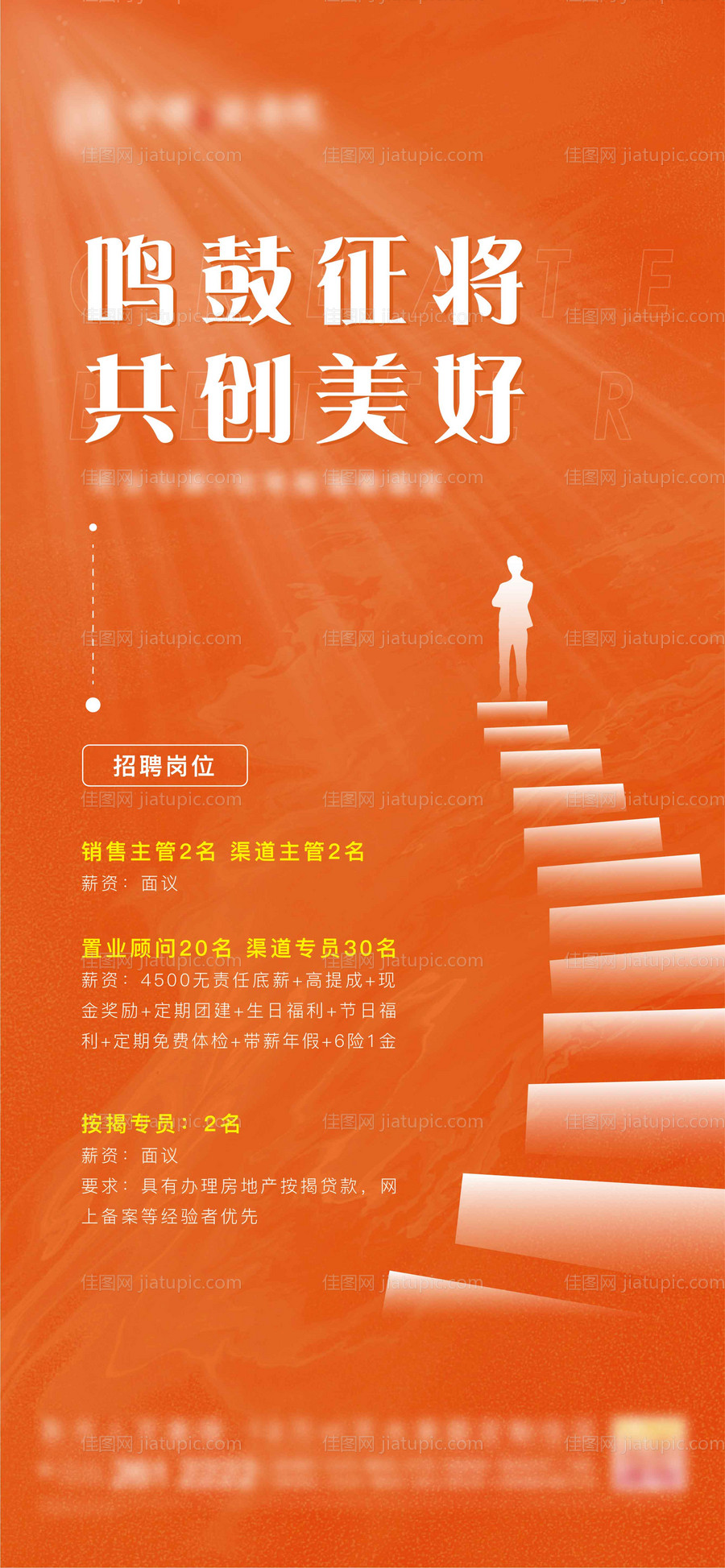 地产招聘海报-源文件