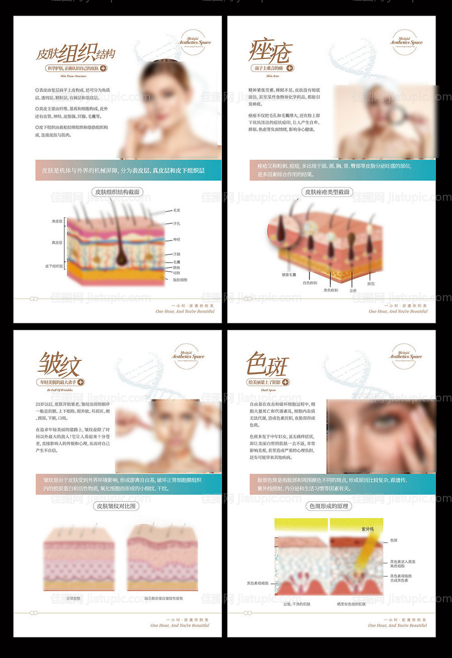 医美皮肤护理系列海报-源文件
