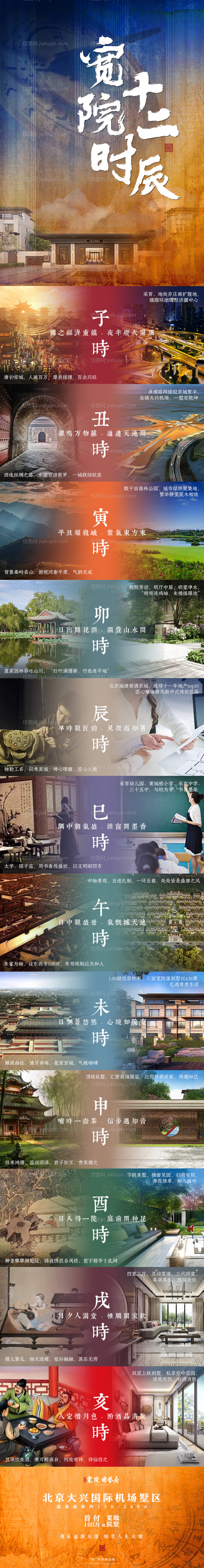 十二时辰地产配套价值点海报长图-源文件