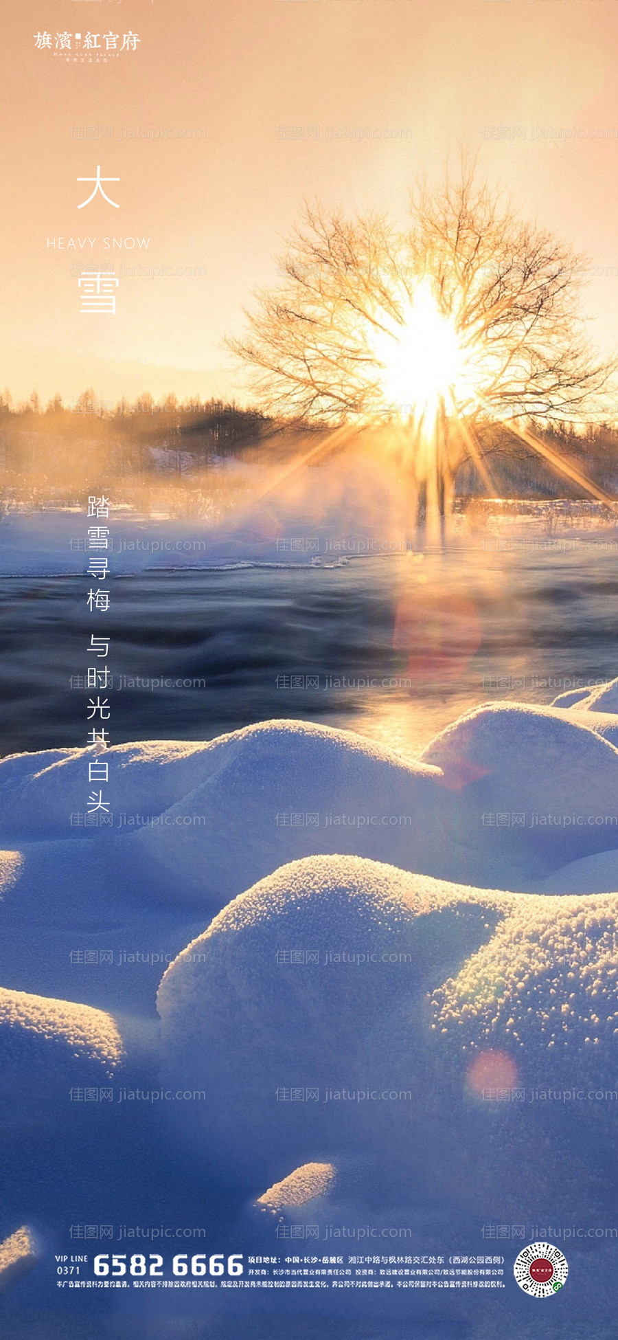 大雪节气海报-源文件