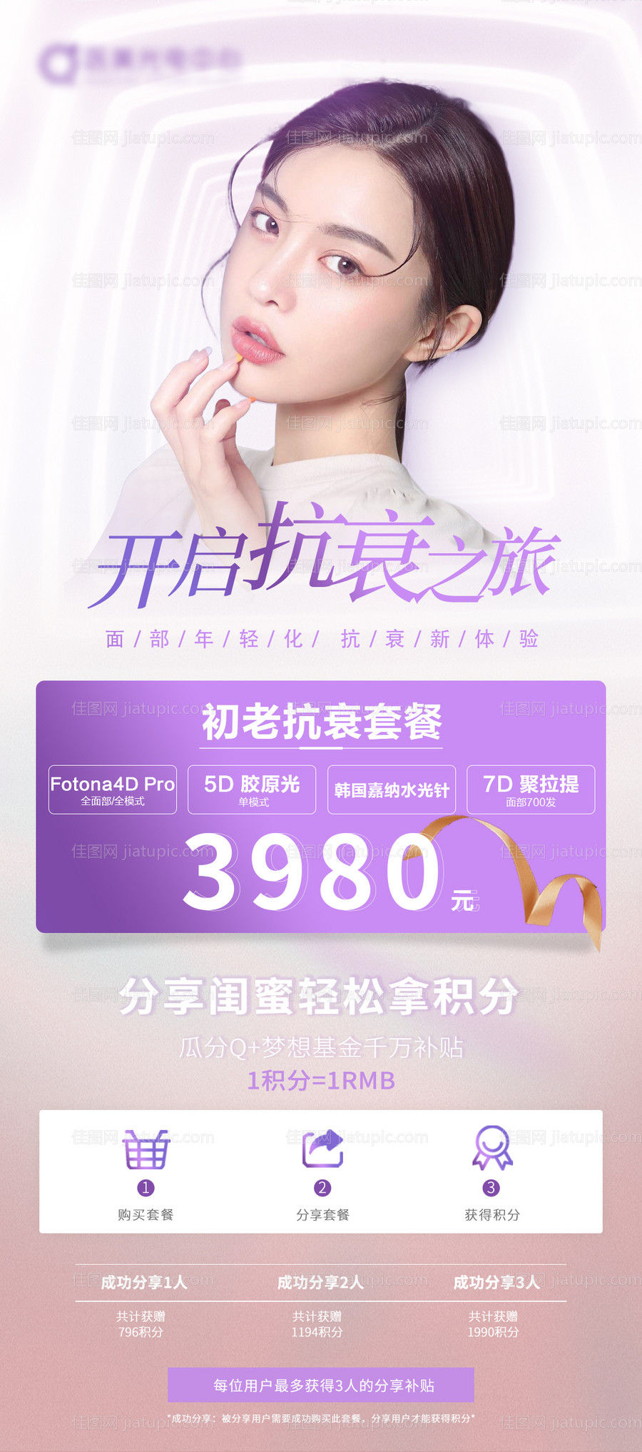 医美抗衰套餐海报-源文件