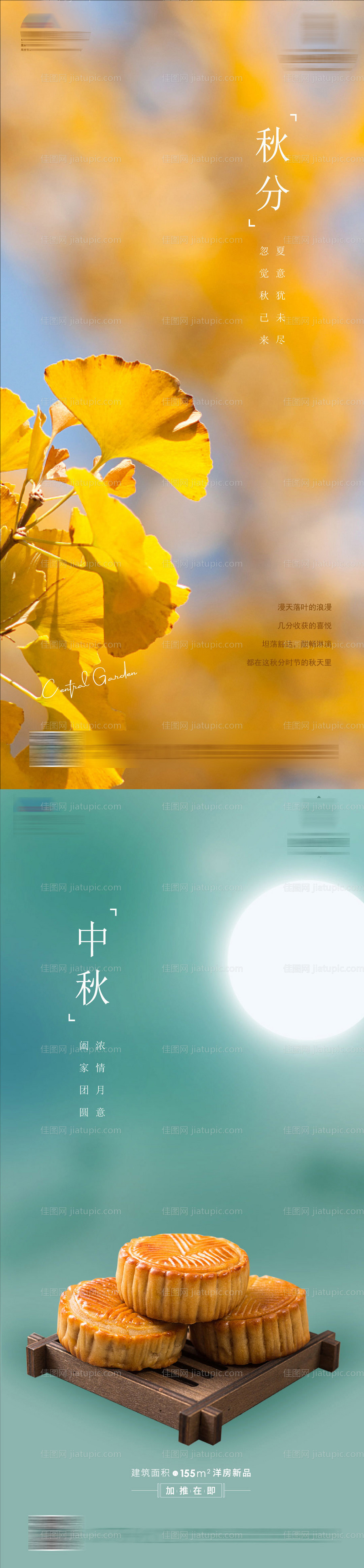 秋分节气海报 -源文件