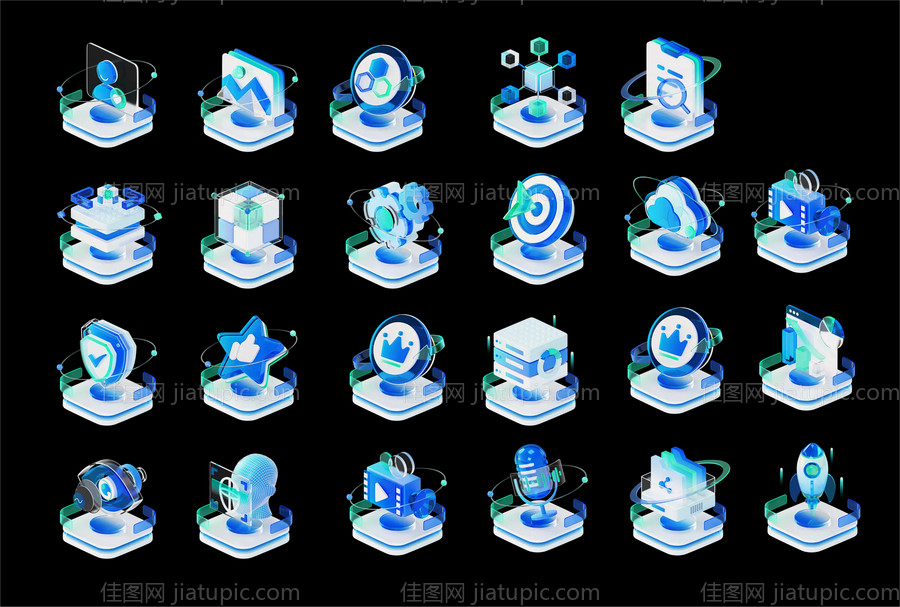 立体图标icon-源文件