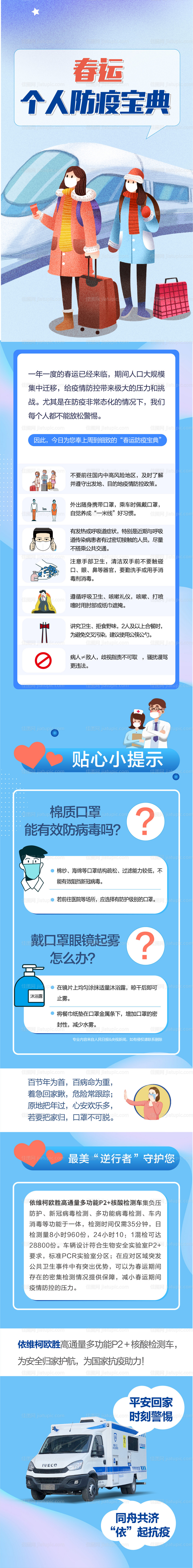春运出行抗疫宝典长图-源文件