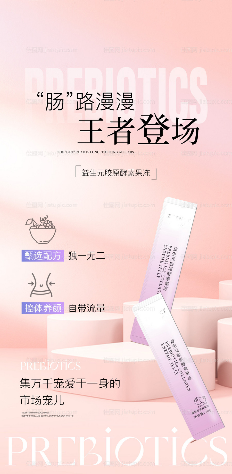 医美益生元酵素瘦身海报-源文件