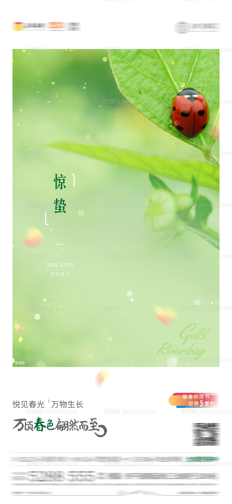 地产惊蛰单图-源文件