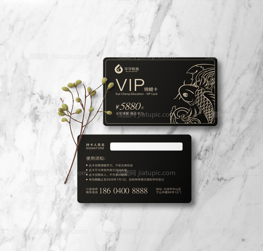 教育vip会员锦鲤卡-源文件