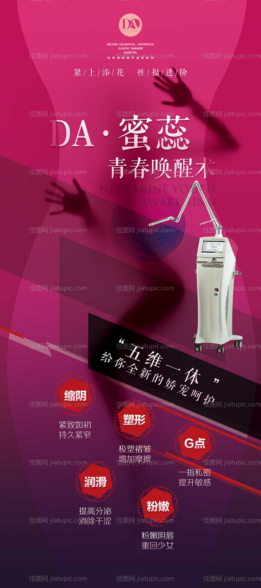医美私密整形仪器海报-源文件