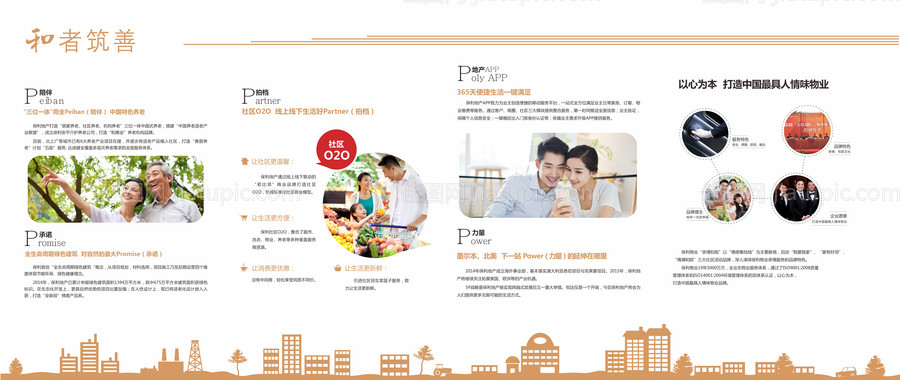 地产企业品牌墙文化墙背景板-源文件