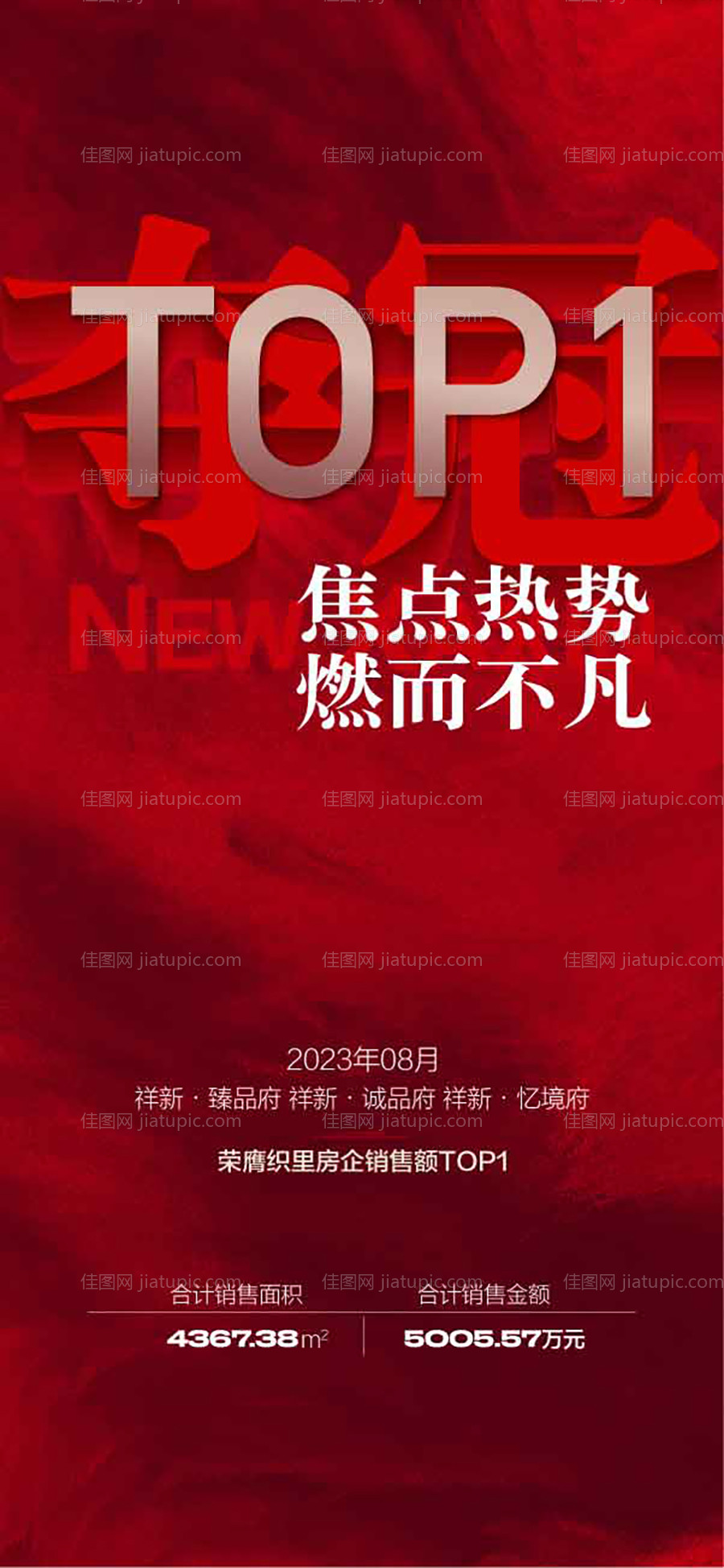 夺冠TOP1焦点热势海报-源文件