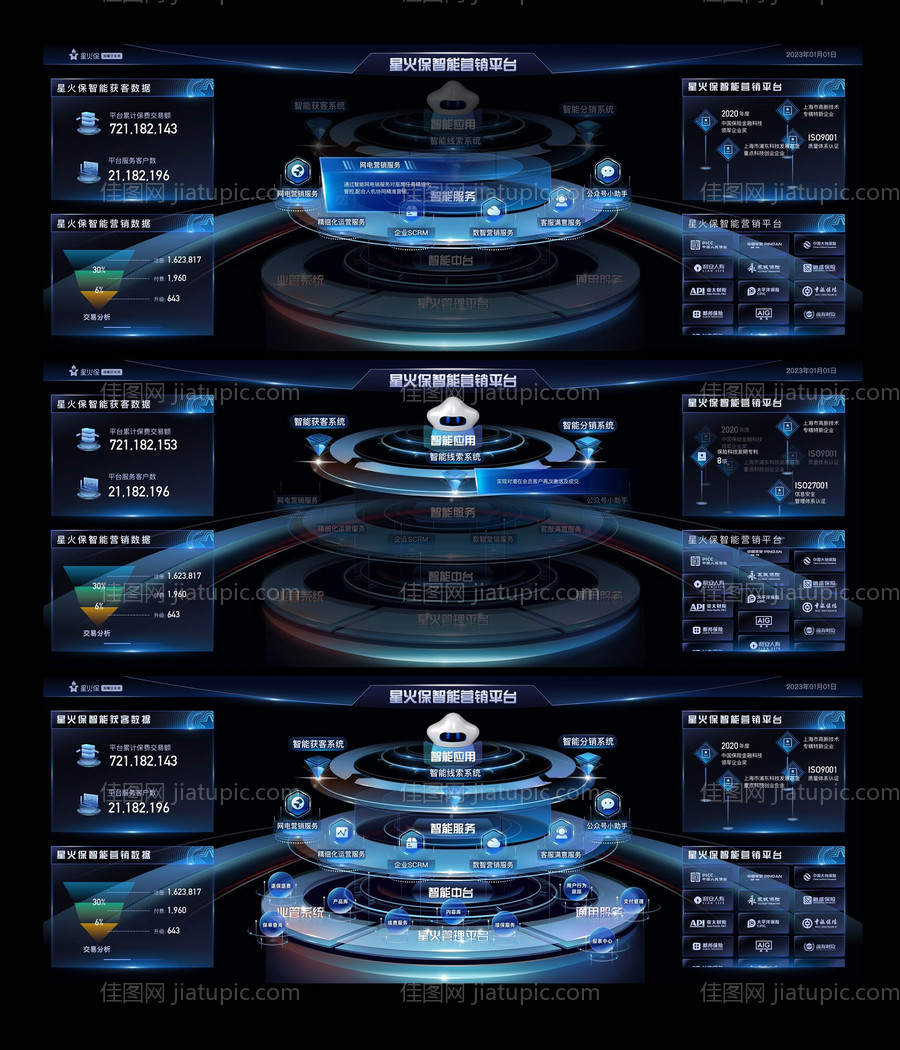 大屏可视化ui设计-源文件