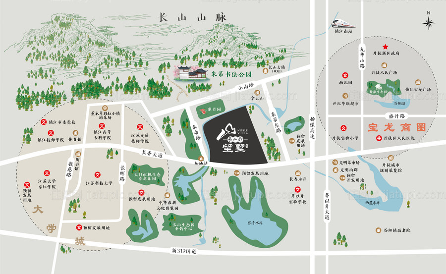 地产区位图-源文件