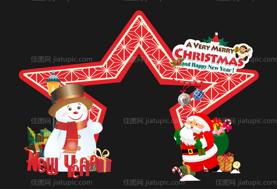 圣诞节门头-源文件