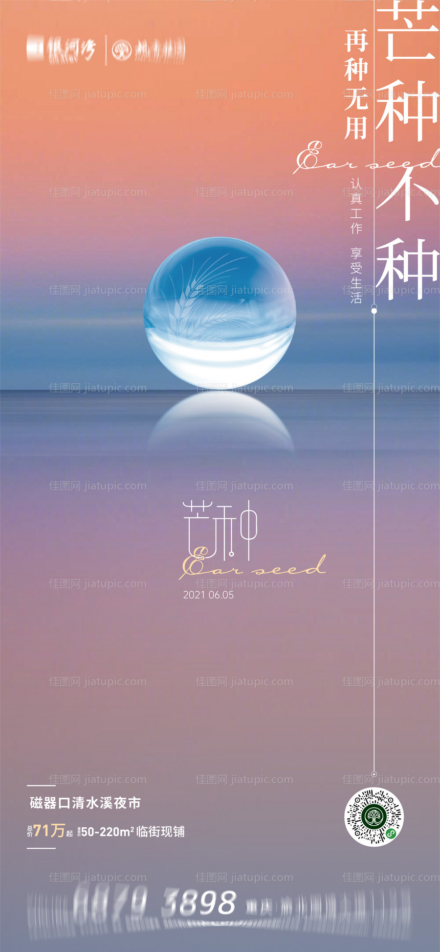 芒种节气海报-源文件