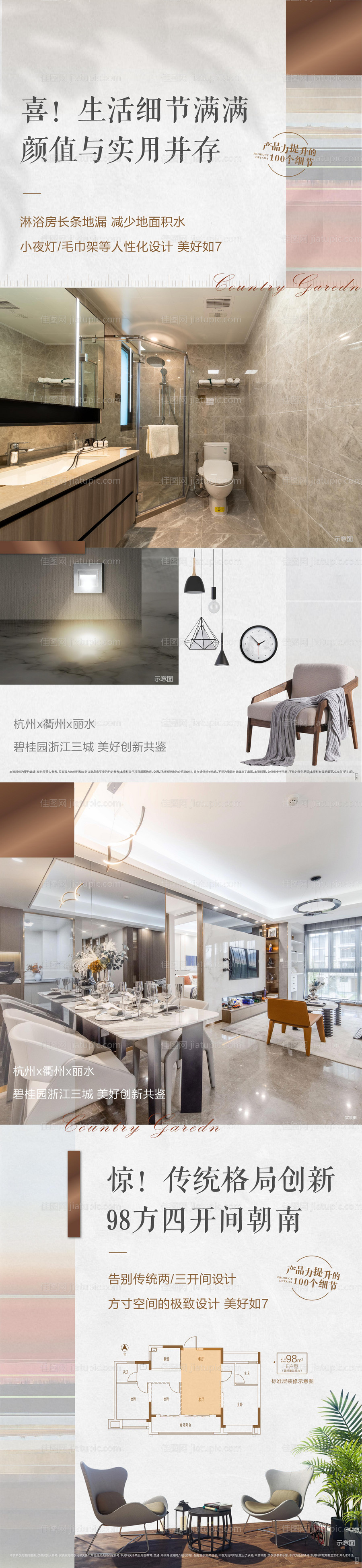 地产细节价值点系列海报-源文件