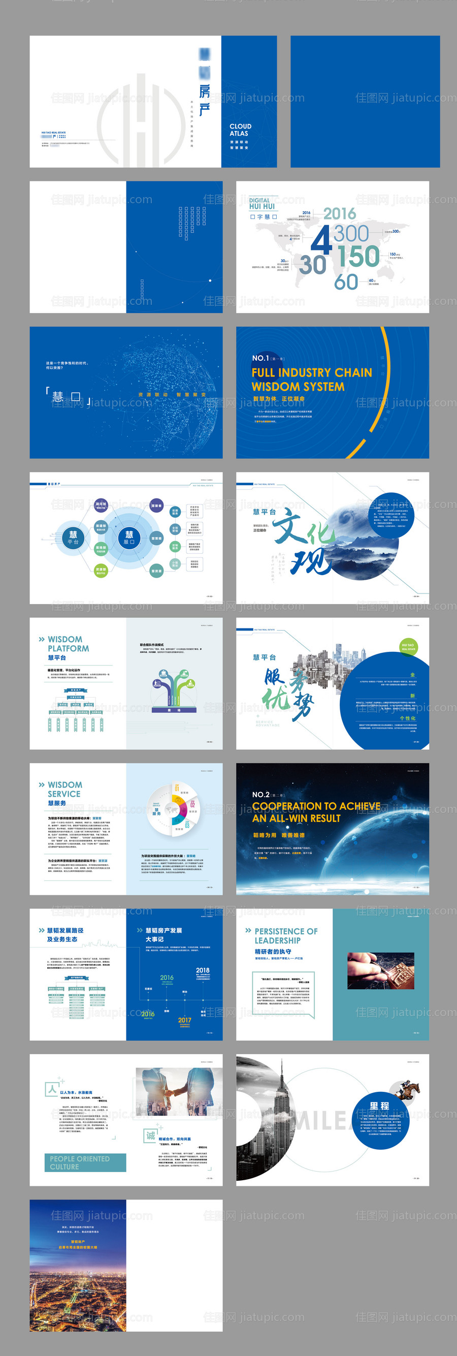 房地产企业发展宣传画册-源文件