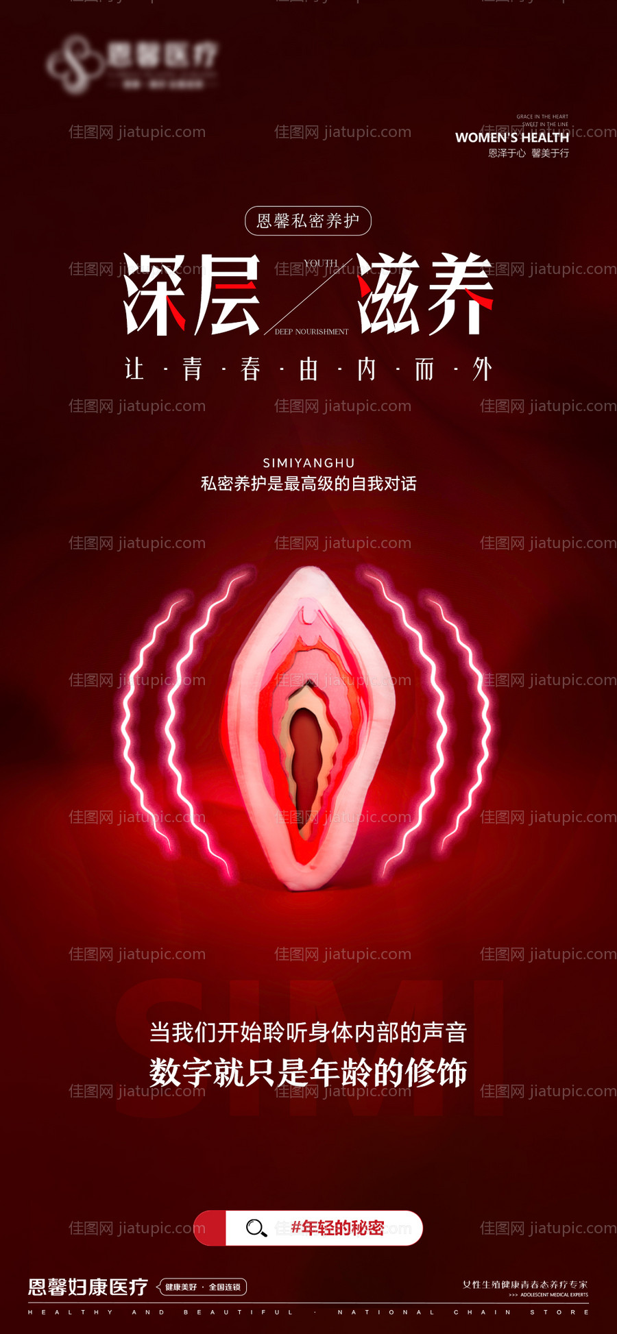 医美私密深层滋养海报-源文件