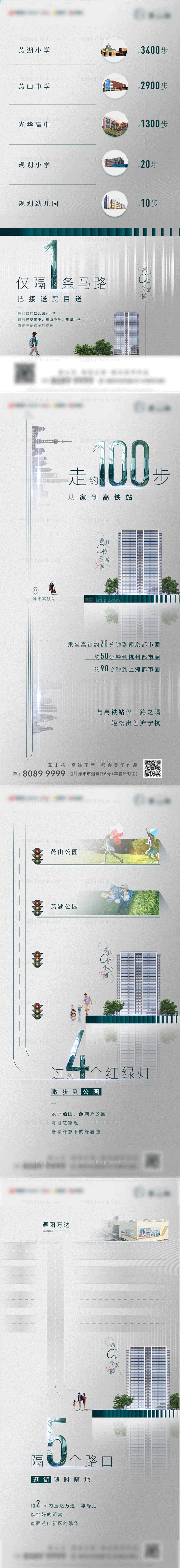 地产配套价值点海报-源文件