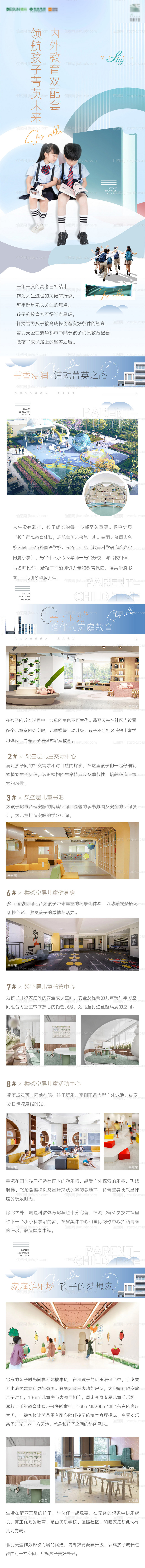 地产配套教育长图 -源文件