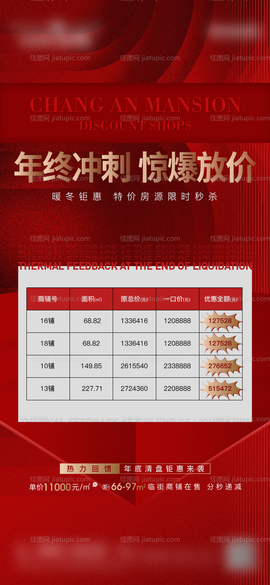 地产特价房优惠海报-源文件