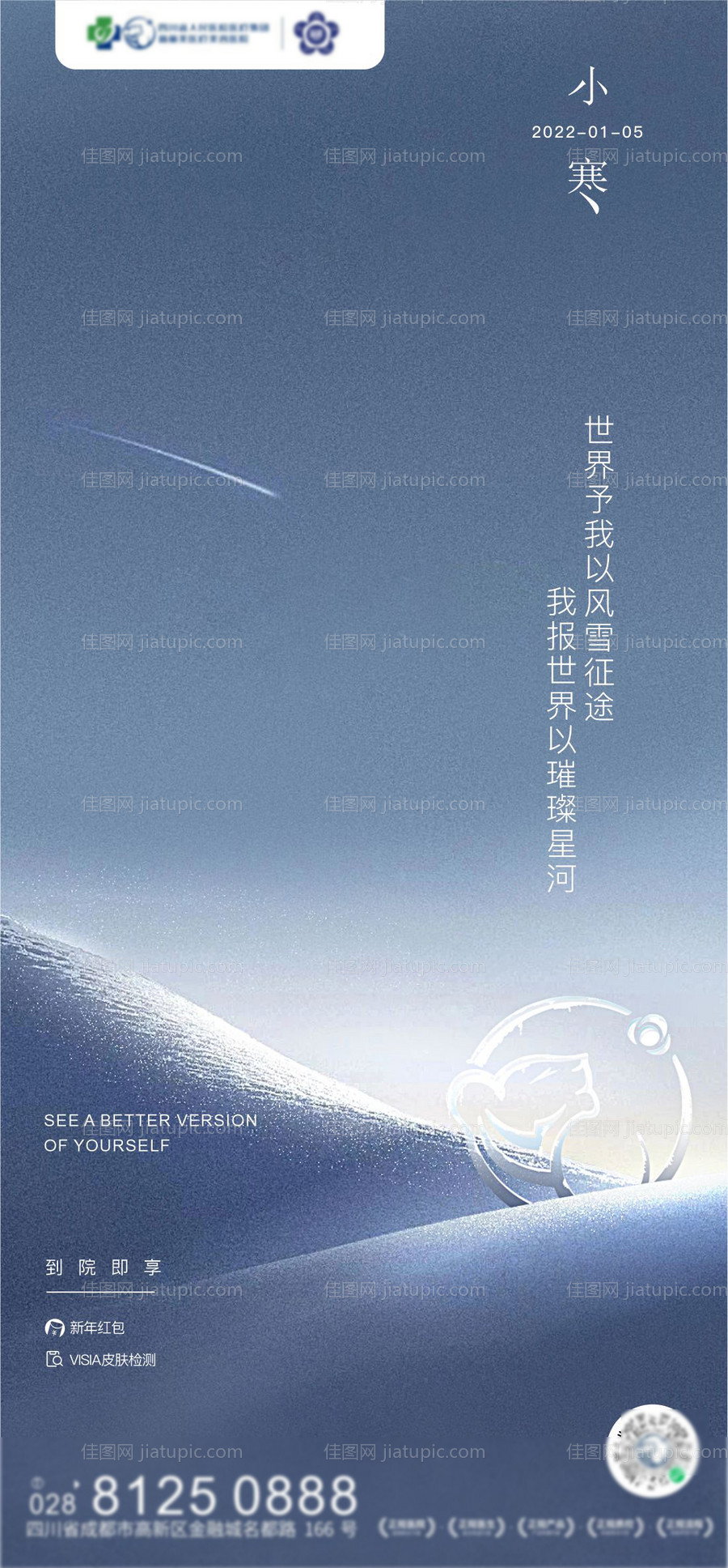 医美 小寒 节日节气-源文件