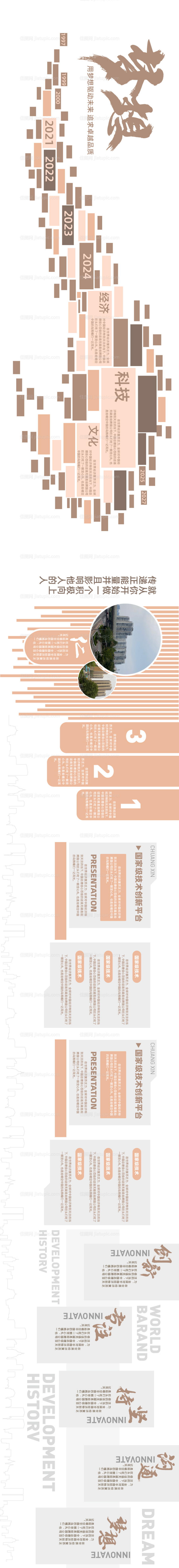 企业周年庆品牌形象墙背景板-源文件