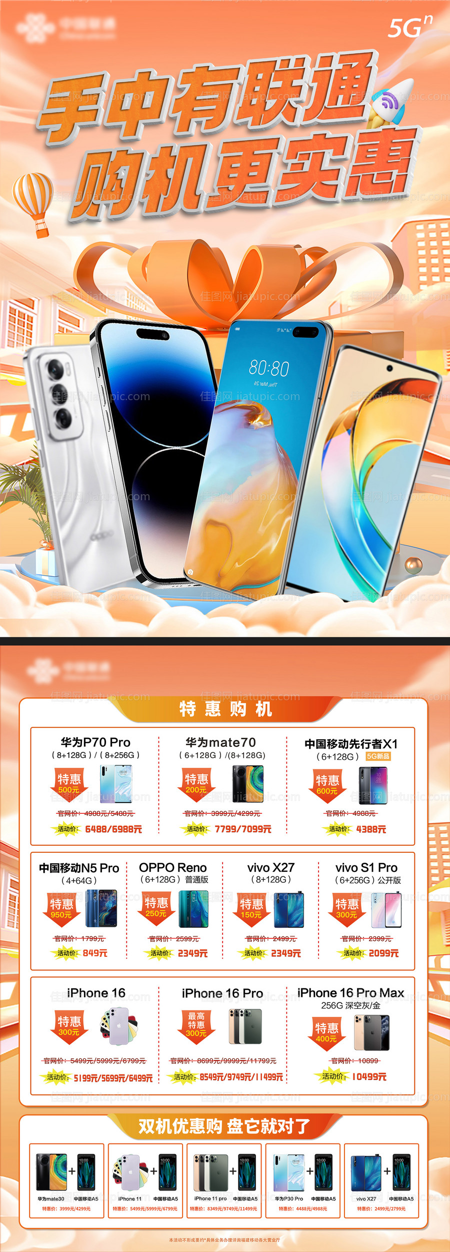 手机产品宣传海报单页-源文件