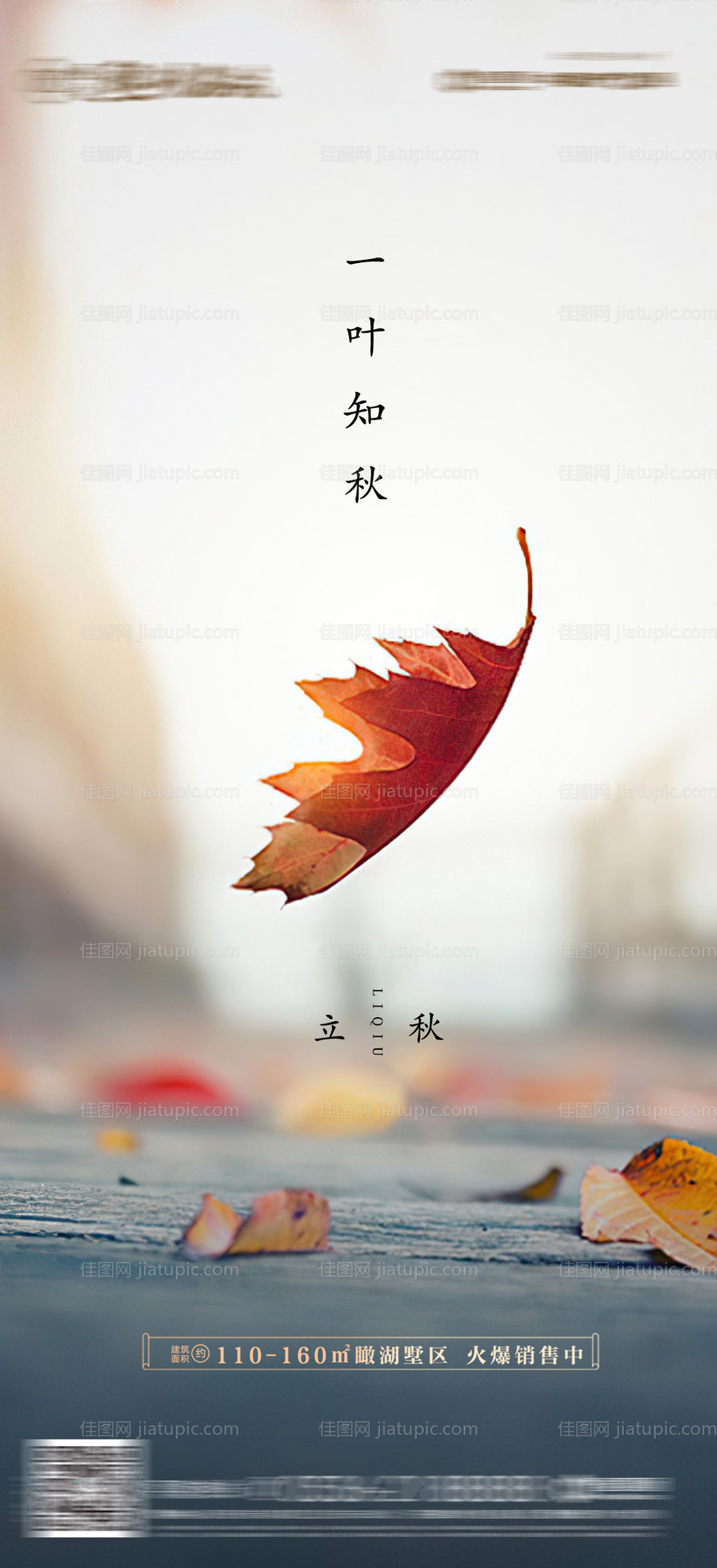 立秋节气海报-源文件