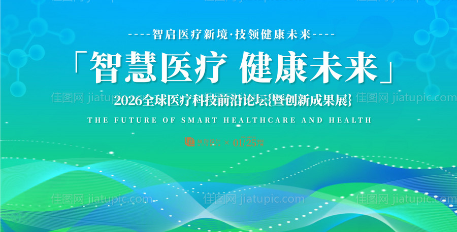 医疗科技论坛峰会活动展板-源文件