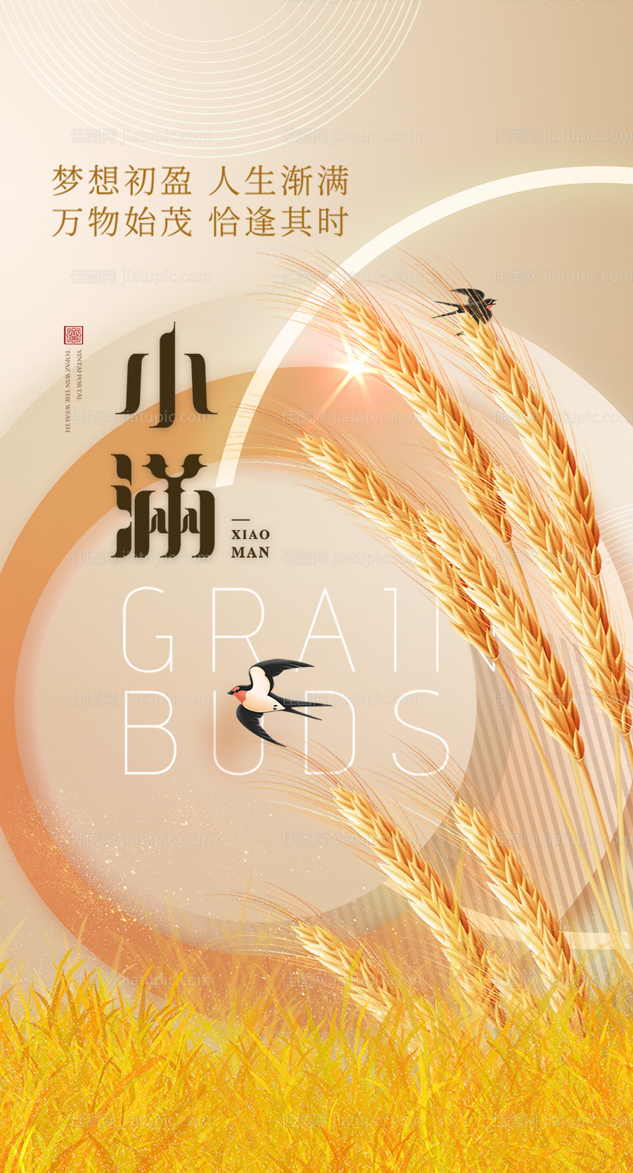 小满海报-源文件