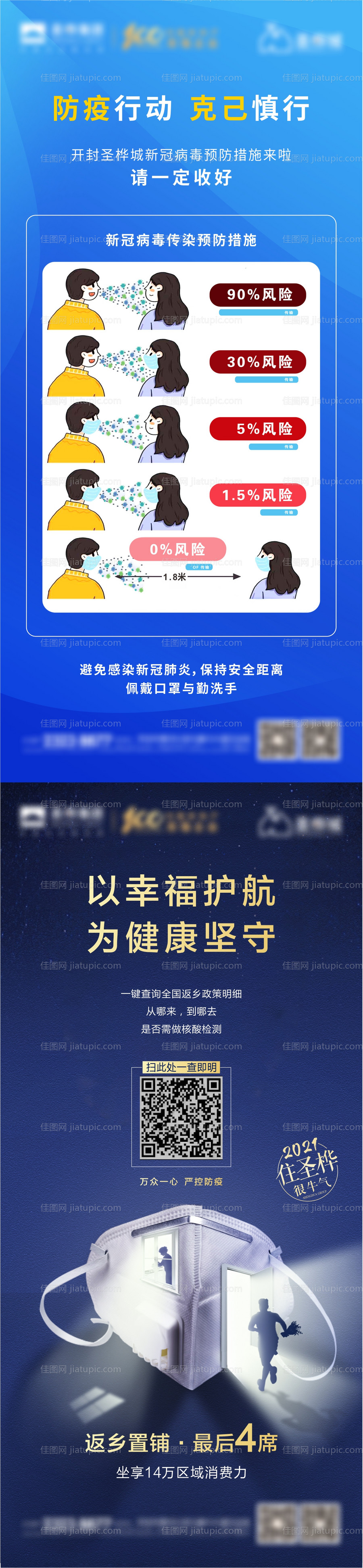 预防新冠肺炎防疫海报-源文件