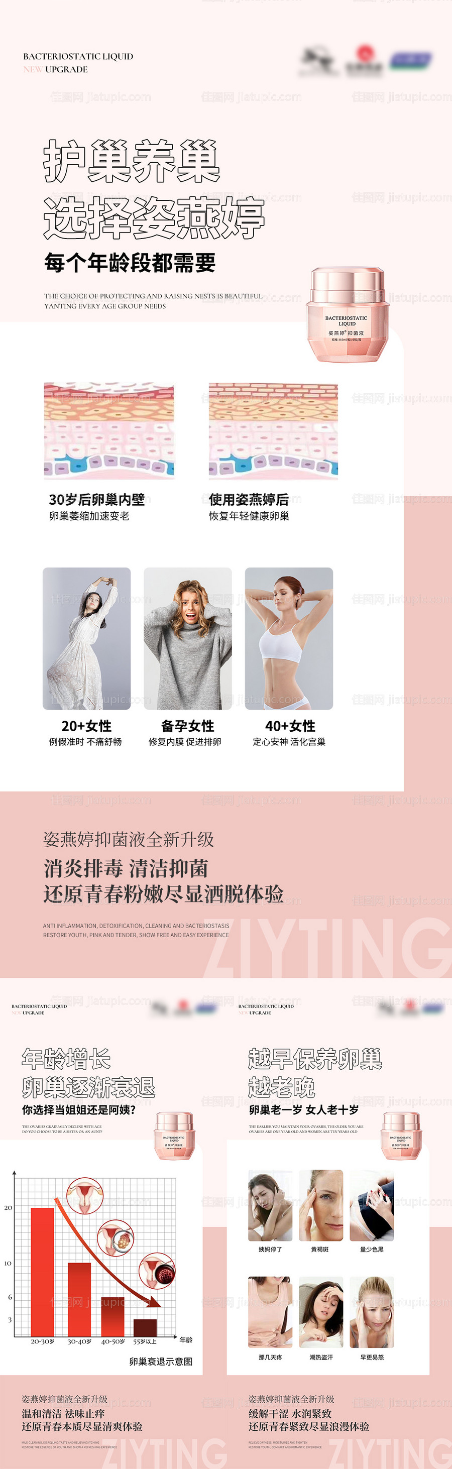 私护女性健康系列海报-源文件