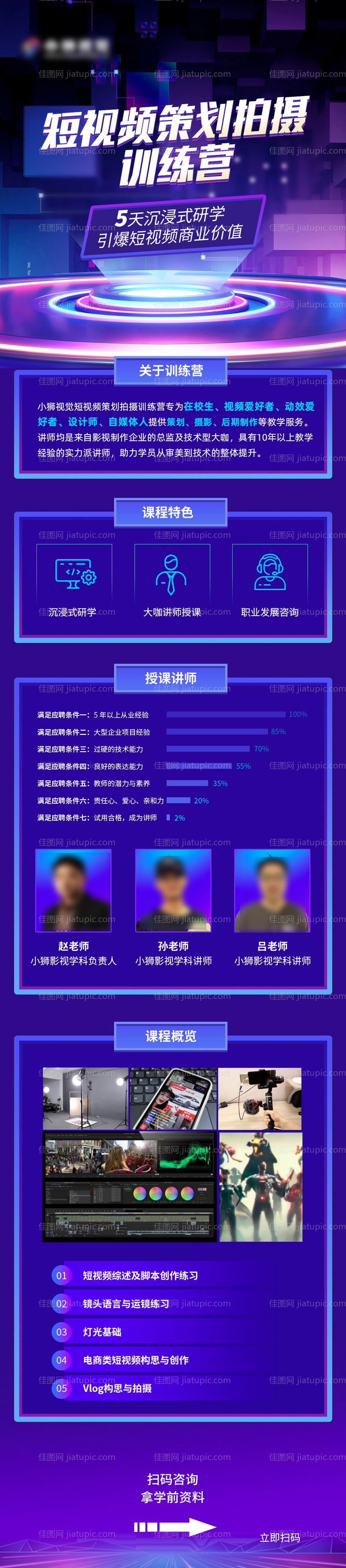 短视频长图海报-源文件