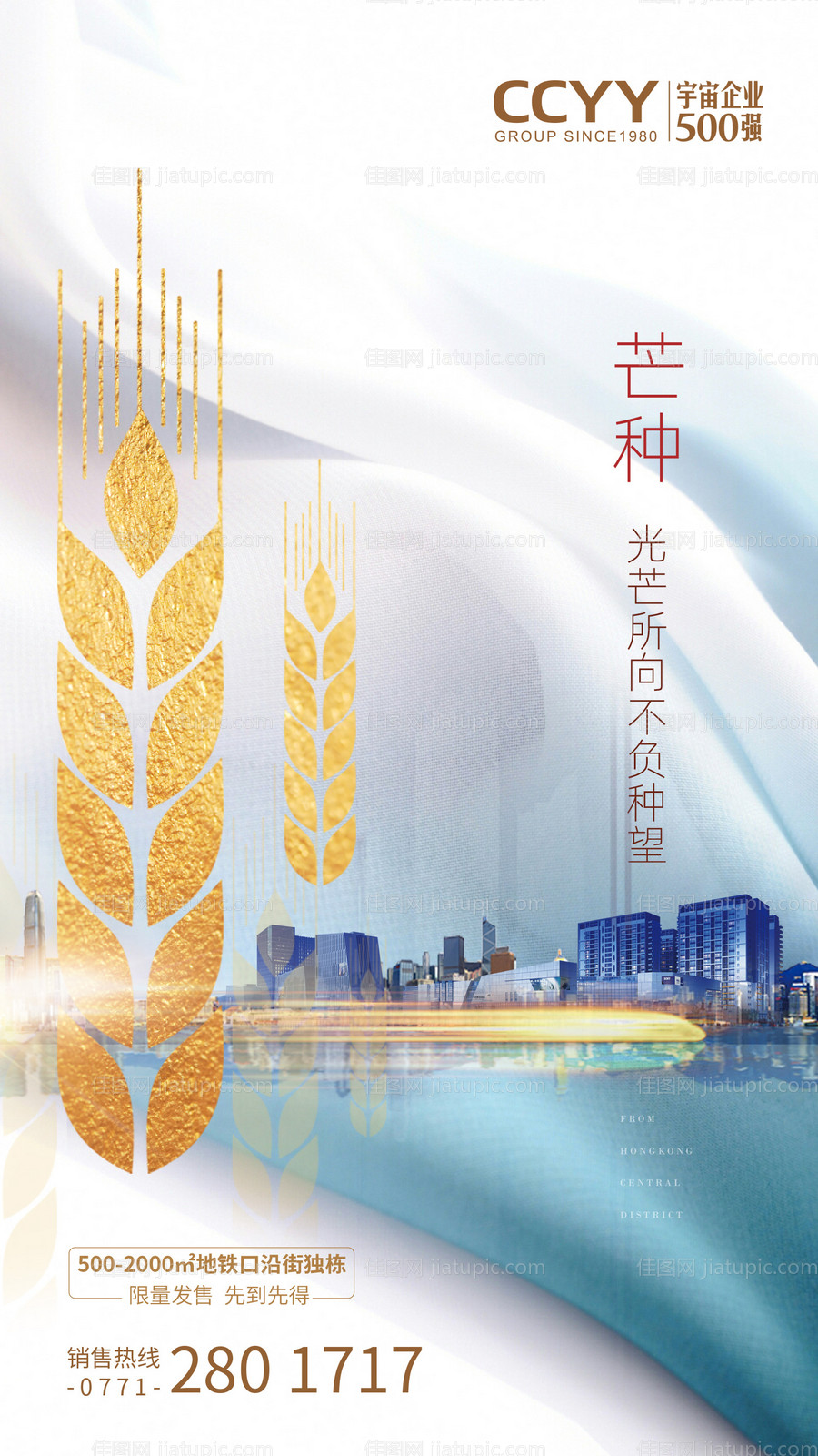 芒种节气海报-源文件