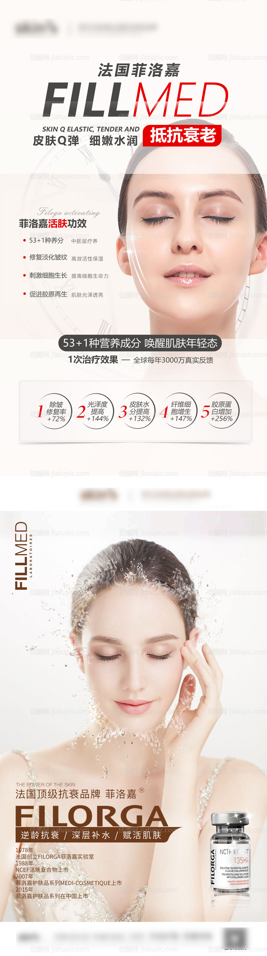 医美菲洛嘉产品系列海报-源文件