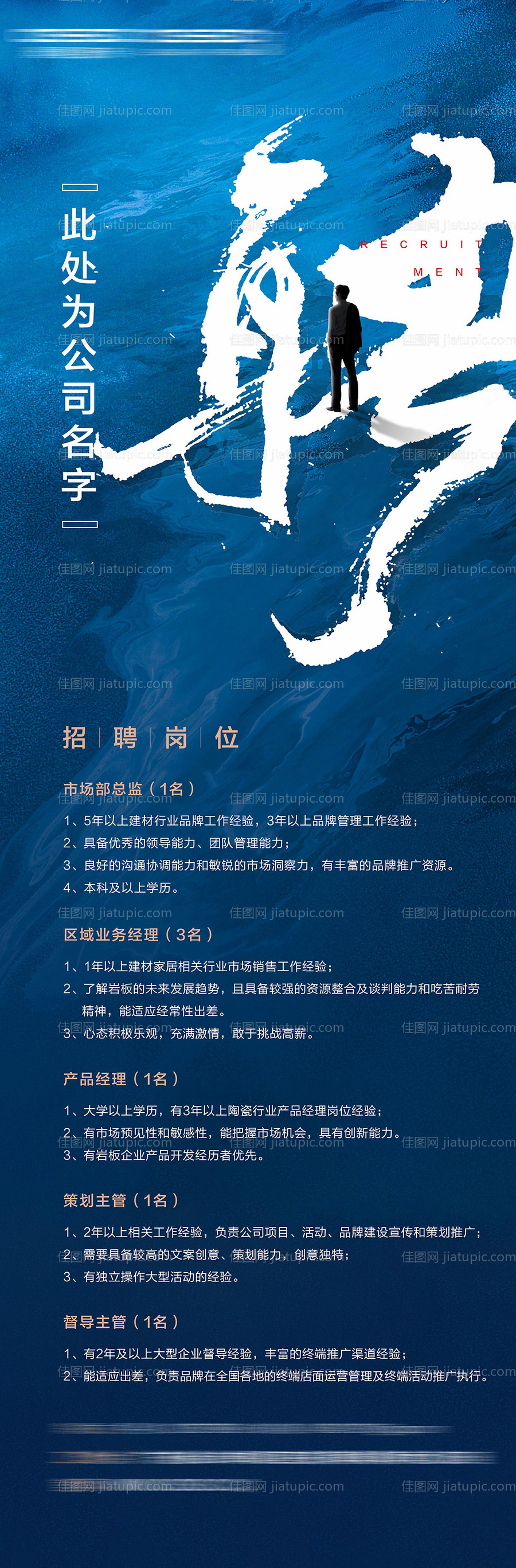 地产人材招聘海报-源文件