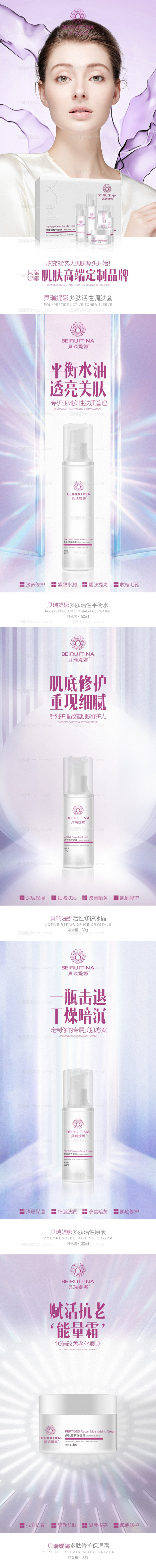 护肤品化妆品科技微商海报-源文件